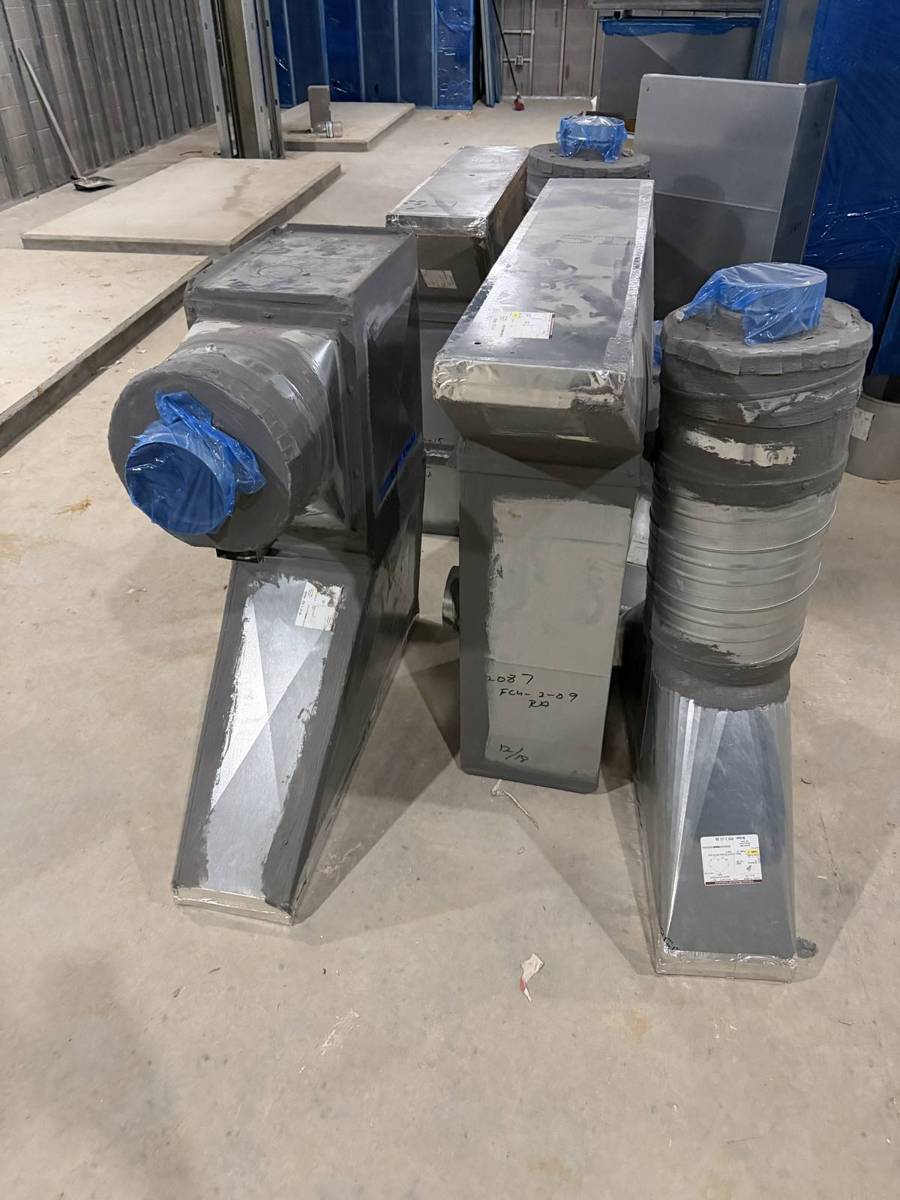 VAV terminal units ready for install