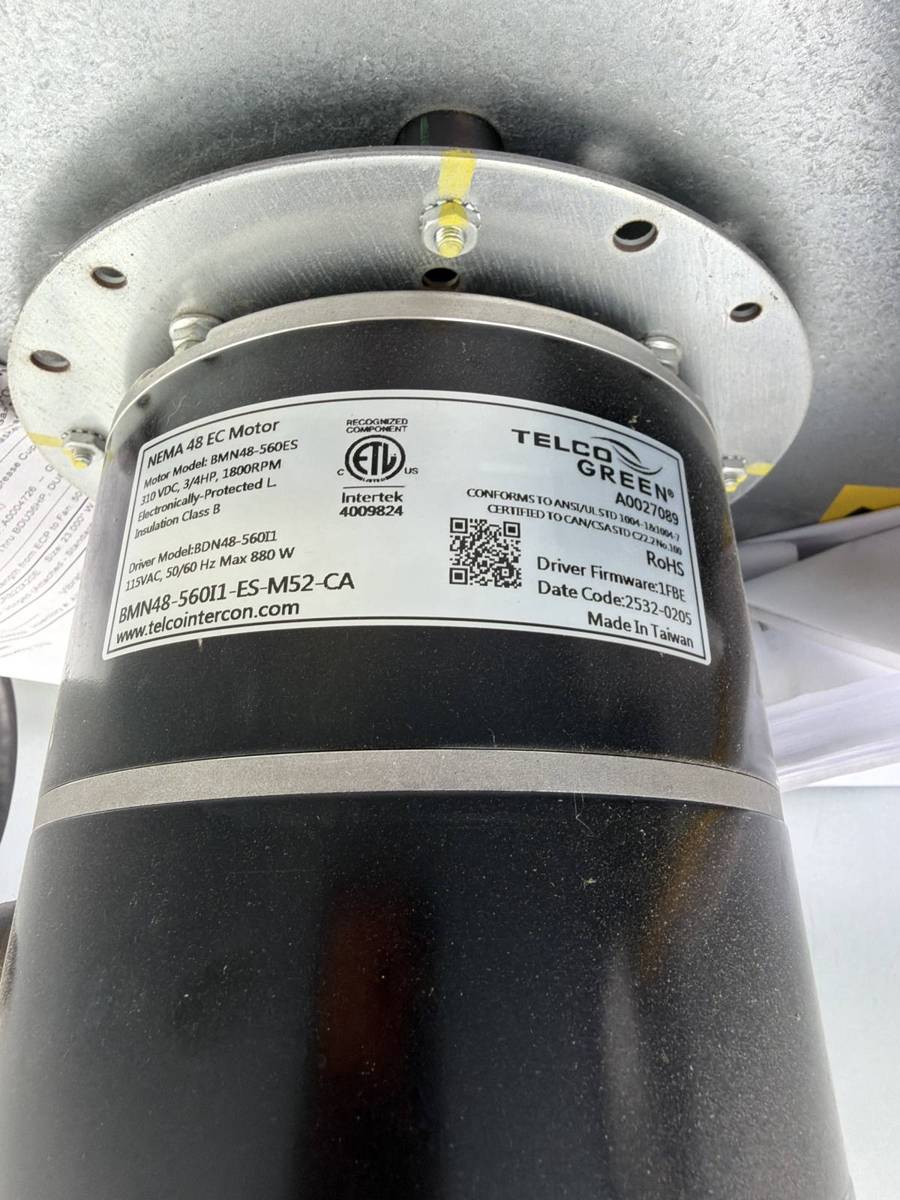 Inline exhaust fan